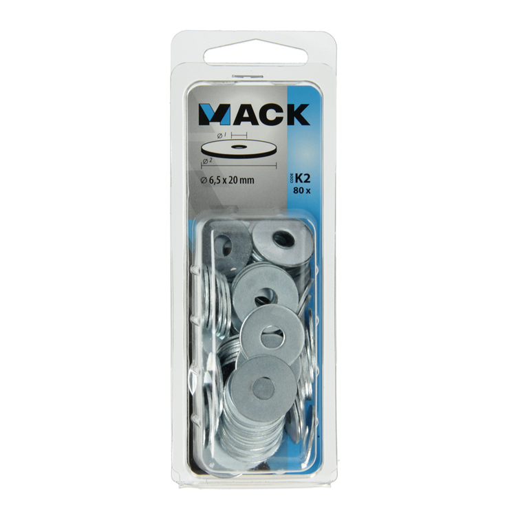 Load image into Gallery viewer, Mack 1018124 - carrosserie sluitring verzinkt80 st 6,5 x 20 mm | 5 stuks