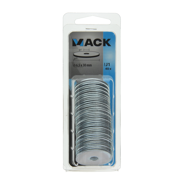 Load image into Gallery viewer, Mack 1018126 - carrosserie sluitring verzinkt40 st 6,5 x 30 mm | 5 stuks