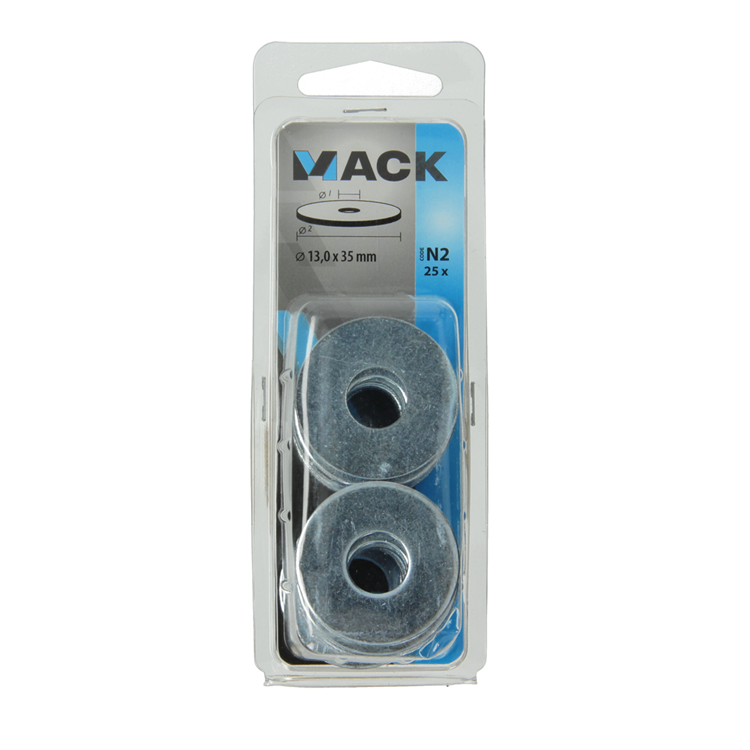 Load image into Gallery viewer, Mack 1018131 - carrosserie sluitring verzinkt25 st 13,0 x 35 mm | 5 stuks