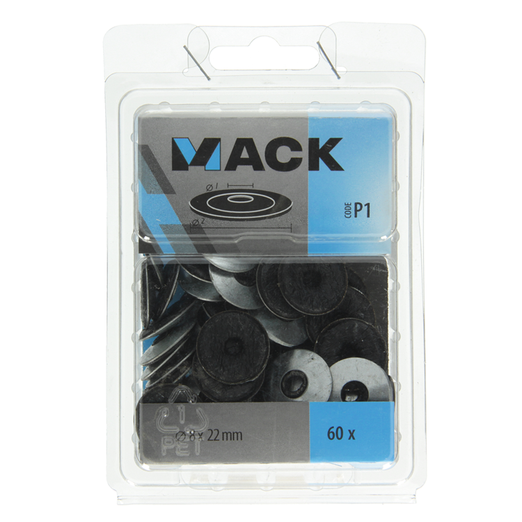 Load image into Gallery viewer, Mack 1019977 - dichtingsring bitumen verzinkt60 st 8 x 22 mm | 5 stuks