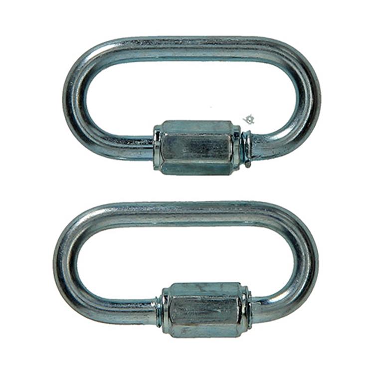 Load image into Gallery viewer, Mack 1008488 - 2 loze schakels + moer 4mm verzinkt | 10 stuks
