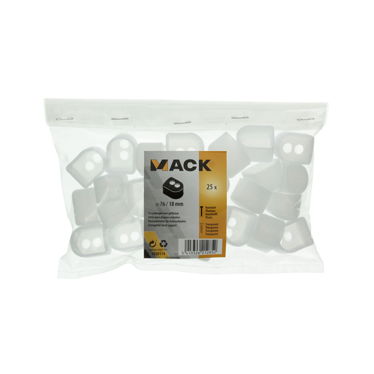Load image into Gallery viewer, Mack 1020174 - steun voor golfplaat 25 st 76 18 | 5 stuks