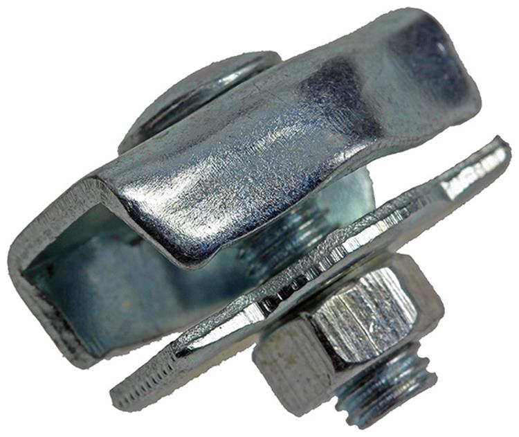 Load image into Gallery viewer, Mack 1008493 - 2 staaldraadklemmen 4mm simplex verzinkt | 10 stuks