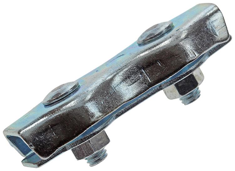 Load image into Gallery viewer, Mack 1008497 - 2 staaldraadklemmen 5mm duplex verzinkt | 10 stuks