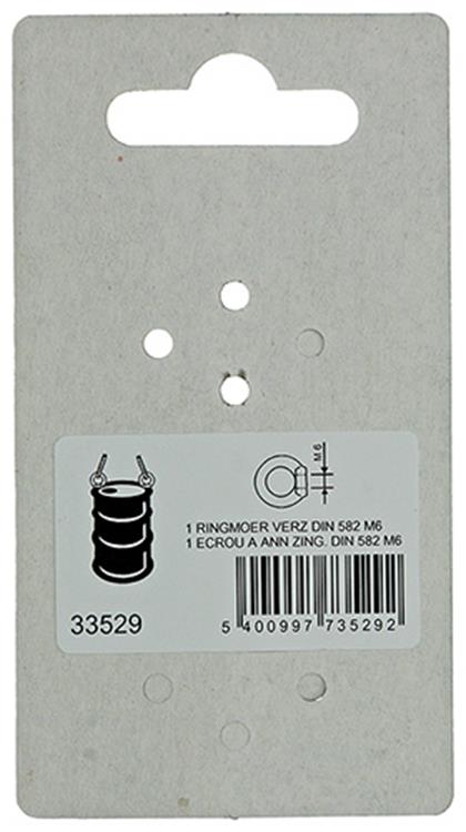 Load image into Gallery viewer, Mack 1008499 - 1 ringmoer din 582 m6 verzinkt | 10 stuks