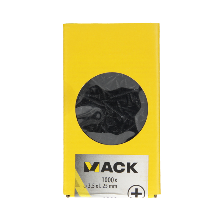 Load image into Gallery viewer, Mack 1020282 - gipsplaatschroef zwart gefosfat. 1000 st 3,5 x 25mm | 2 stuks