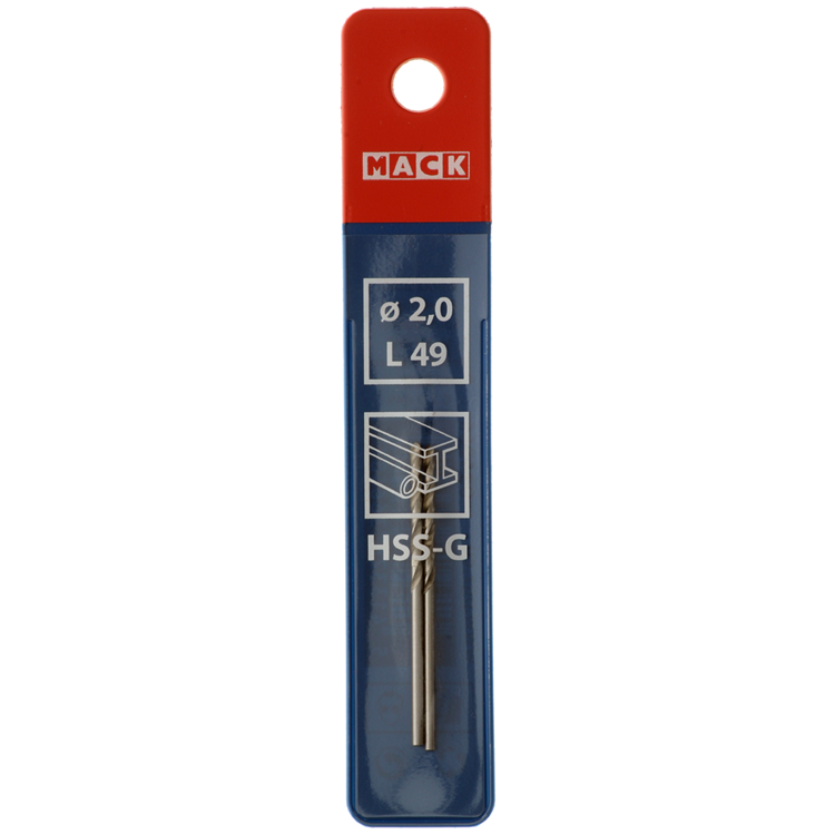Load image into Gallery viewer, Mack 1018398 - metaalboor hss g din 338 ø 2,0 x 49 mm 2st | 5 stuks