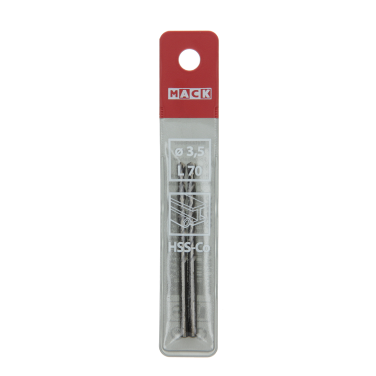 Load image into Gallery viewer, Mack 1018423 - metaalboor hss co5% din 338 ø 3,5 x 70 mm 2st | 5 stuks