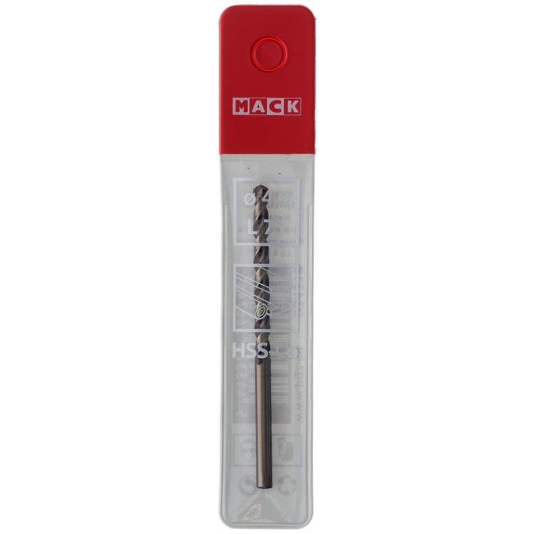 Load image into Gallery viewer, Mack 1018424 - metaalboor hss co5% din 338 ø 4,0 x 75 mm | 5 stuks