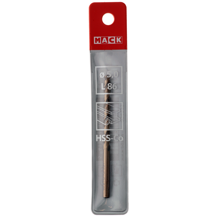 Load image into Gallery viewer, Mack 1018426 - metaalboor hss co5% din 338 ø 5,0 x 86 mm | 5 stuks