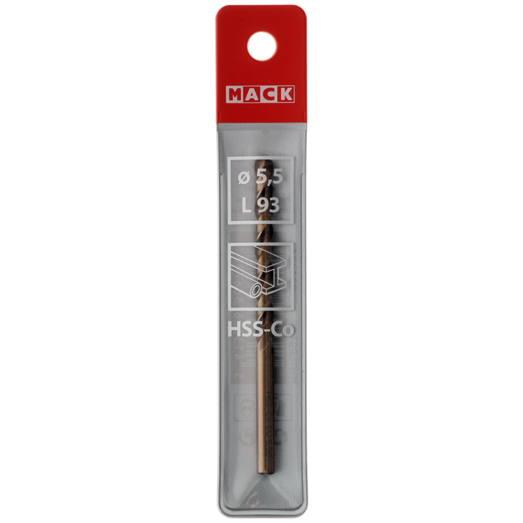Load image into Gallery viewer, Mack 1018427 - metaalboor hss co5% din 338 ø 5,5 x 93 mm | 5 stuks