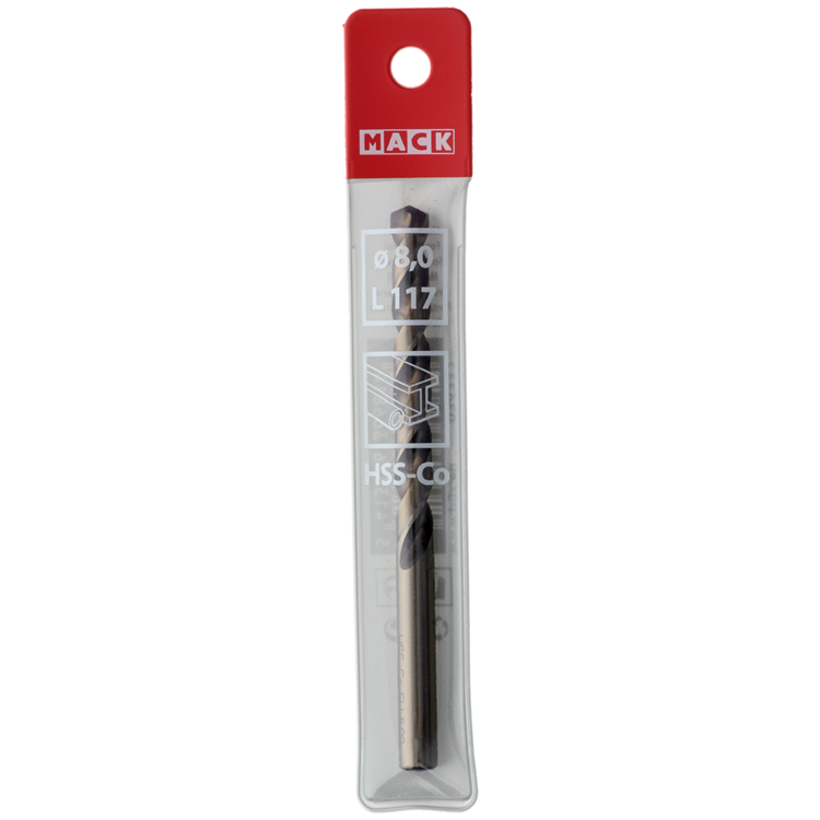 Load image into Gallery viewer, Mack 1018431 - metaalboor hss co5% din 338 ø 8,0 x 117 mm | 5 stuks