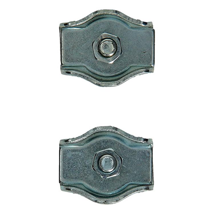 Load image into Gallery viewer, Mack 1008518 - 2 staaldraadklemmen 5mm simplex verzinkt | 10 stuks