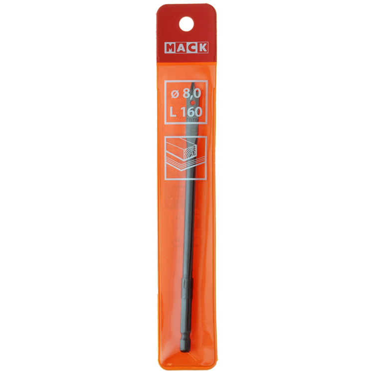 Load image into Gallery viewer, Mack 1018513 - platte houtboor din 7487 ø 8,0 x 160 mm | 5 stuks