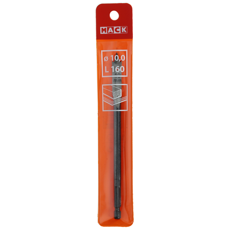 Load image into Gallery viewer, Mack 1018514 - platte houtboor din 7487 ø 10,0 x 160 mm | 5 stuks