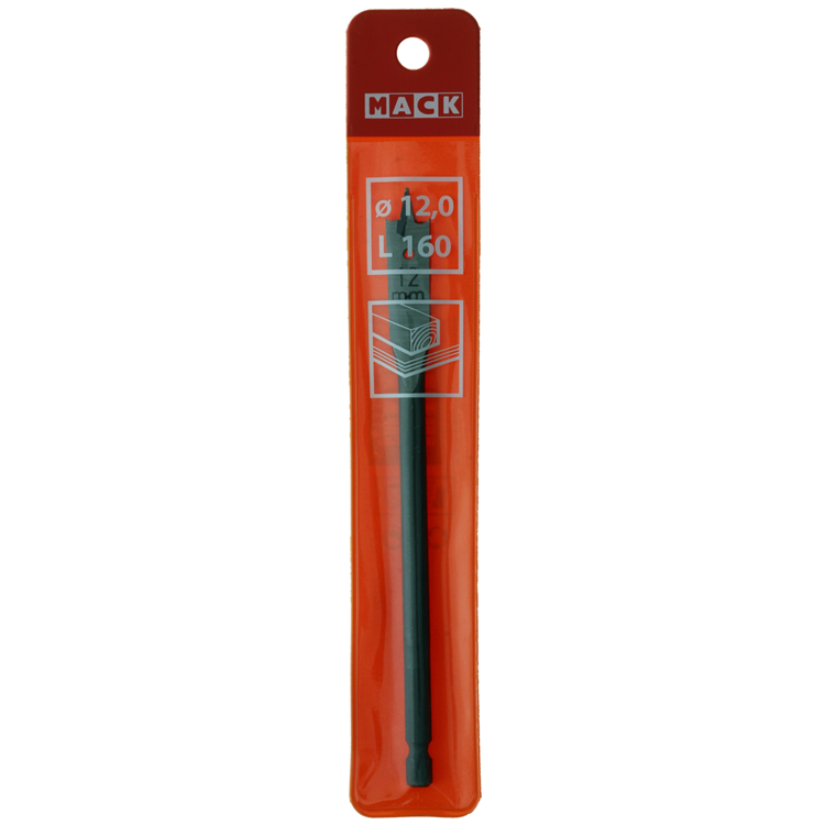 Load image into Gallery viewer, Mack 1018515 - platte houtboor din 7487 ø 12,0 x 160 mm | 5 stuks
