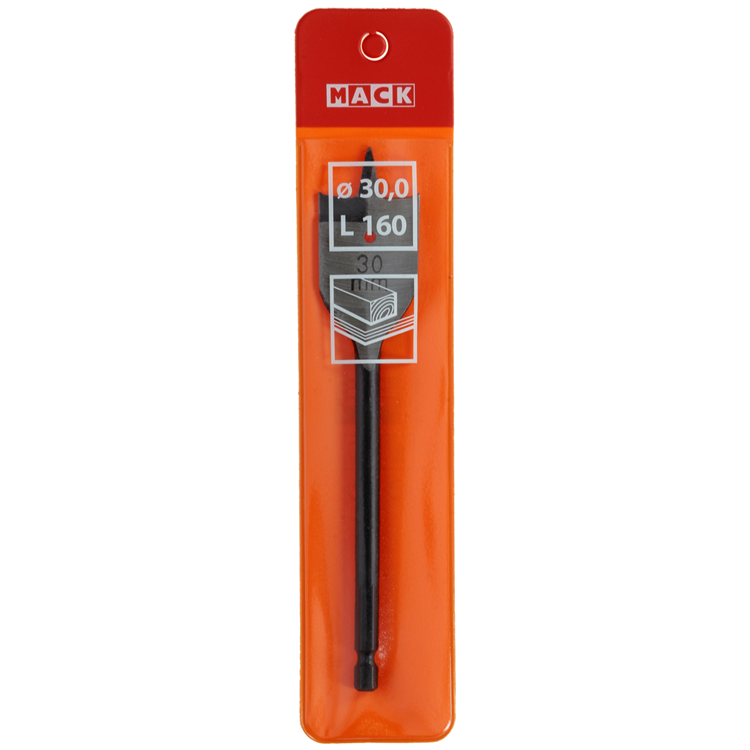 Load image into Gallery viewer, Mack 1018522 - platte houtboor din 7487 ø 30,0 x 160 mm | 5 stuks