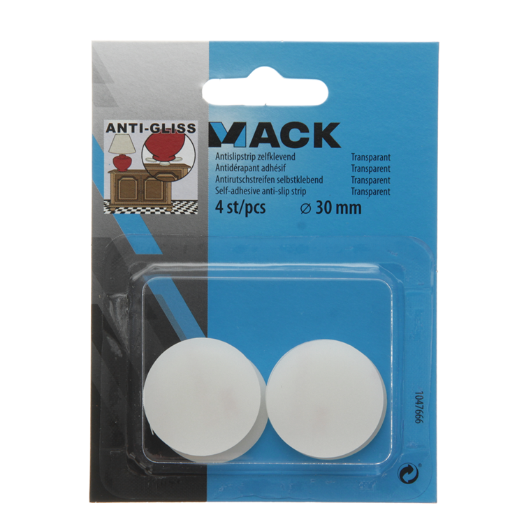 Load image into Gallery viewer, Mack 1047666 - antislipstrip zelfklevend transparant ø 30 mm 4 st pcs | 12 stuks