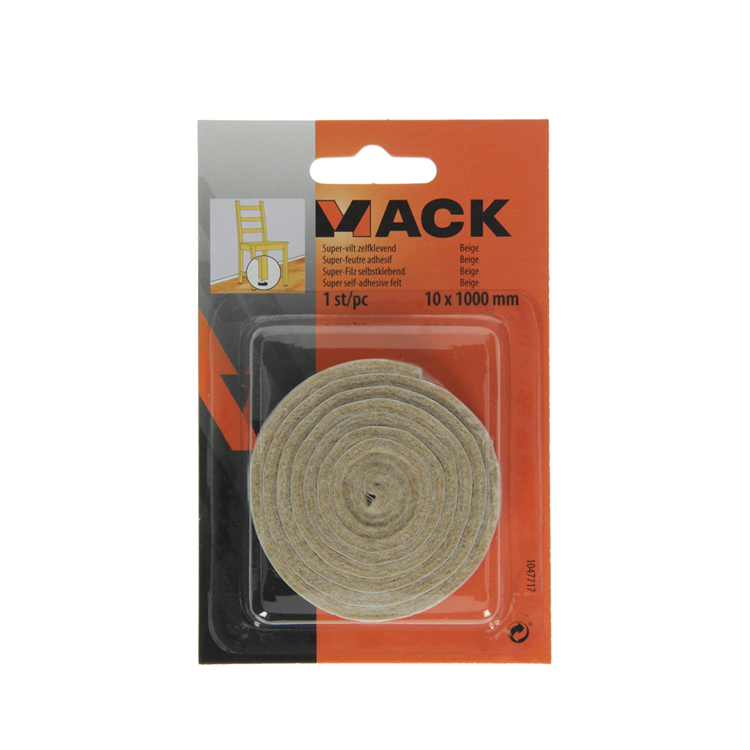 Load image into Gallery viewer, Mack 1047717 - super-vilt zelfklevend beige 10 x 1000 mm 1 st pc | 12 stuks