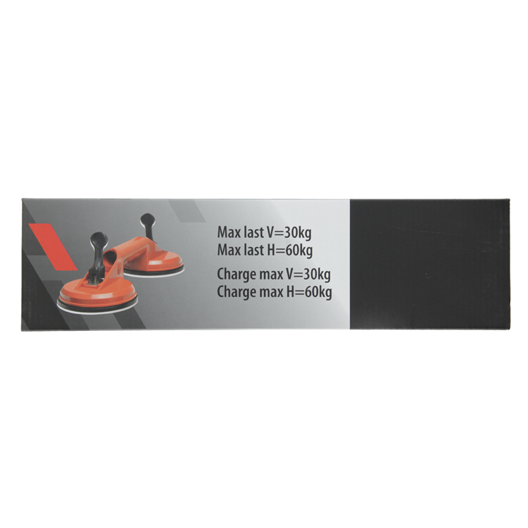 Load image into Gallery viewer, Mack 1004636 - zuignap dubbel rood ø 12cm | 4 stuks