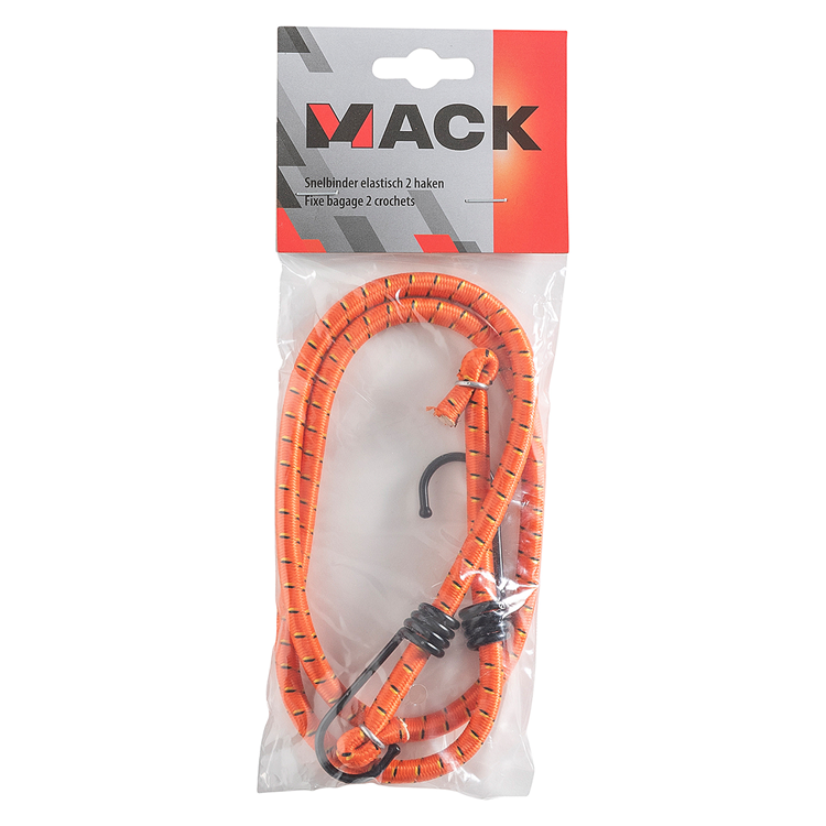 Load image into Gallery viewer, Mack 1006828 - snelbinder elastisch 2 haken rood | 5 stuks