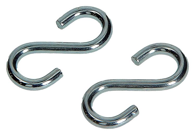 Load image into Gallery viewer, Mack 1008534 - 2 open s-haken 4,4 x 40mm verzinkt | 10 stuks