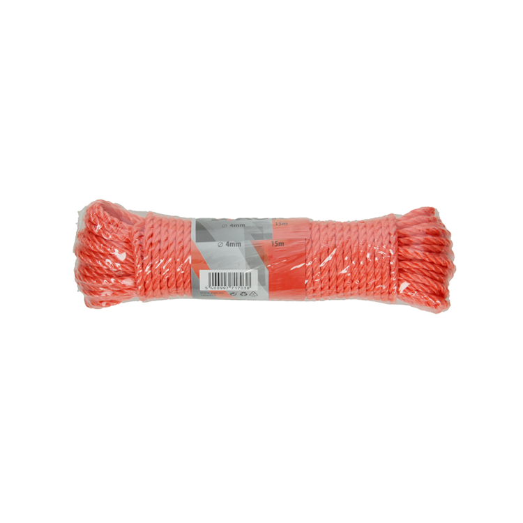 Load image into Gallery viewer, Mack 1006917 - pp gedraaid oranje streng 4mm 15m | 5 stuks