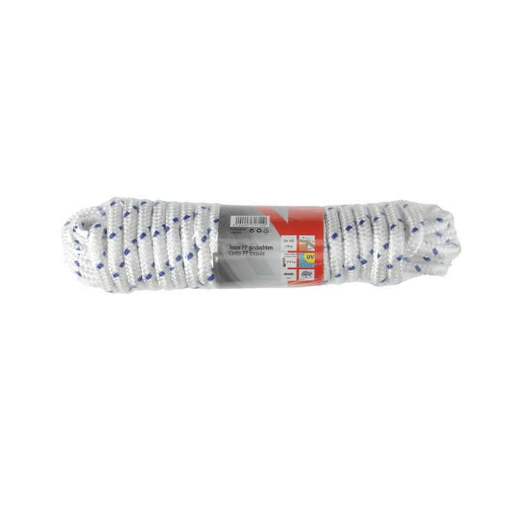 Load image into Gallery viewer, Mack 1006926 - pp gevlochten wit blauw streng12mm 10m | 5 stuks