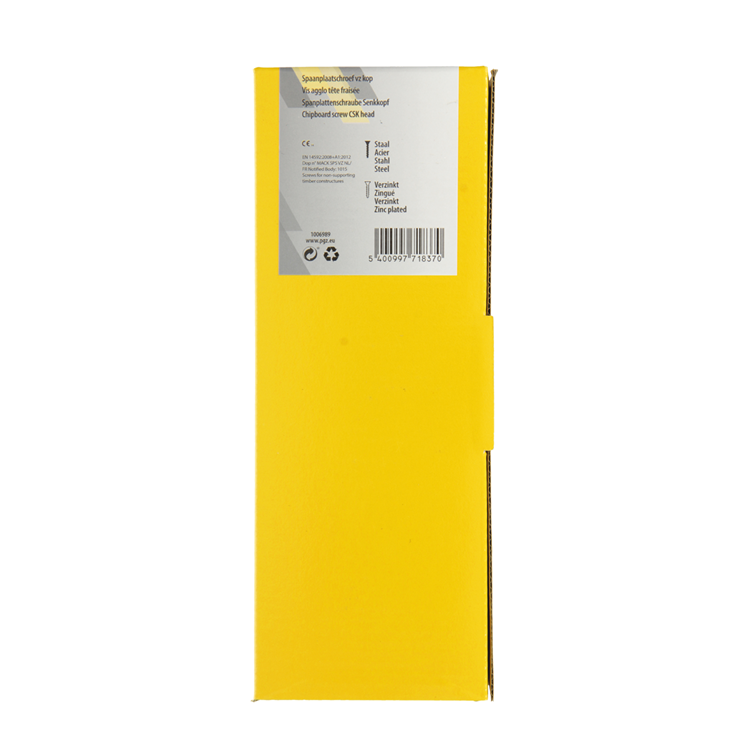 Load image into Gallery viewer, Mack 1006989 - spaanplaatschroef vz kop geelverz. 50 st 6 x 160 mm | 2 stuks