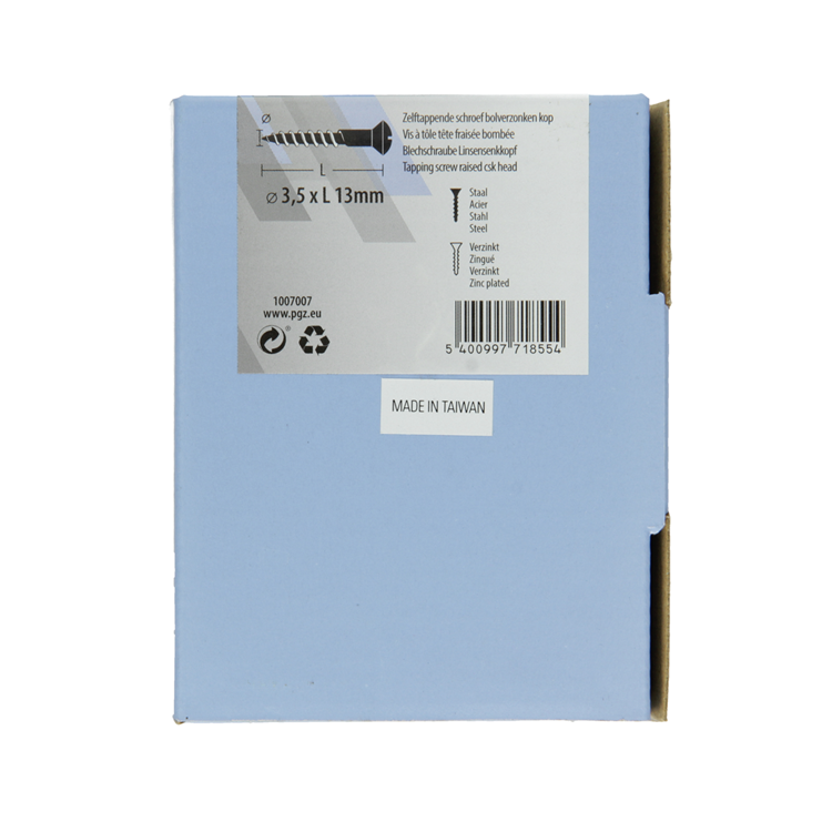 Load image into Gallery viewer, Mack 1007007 - zelftap. schroef bvz kop 200 200 st 3,5x13mm | 5 stuks