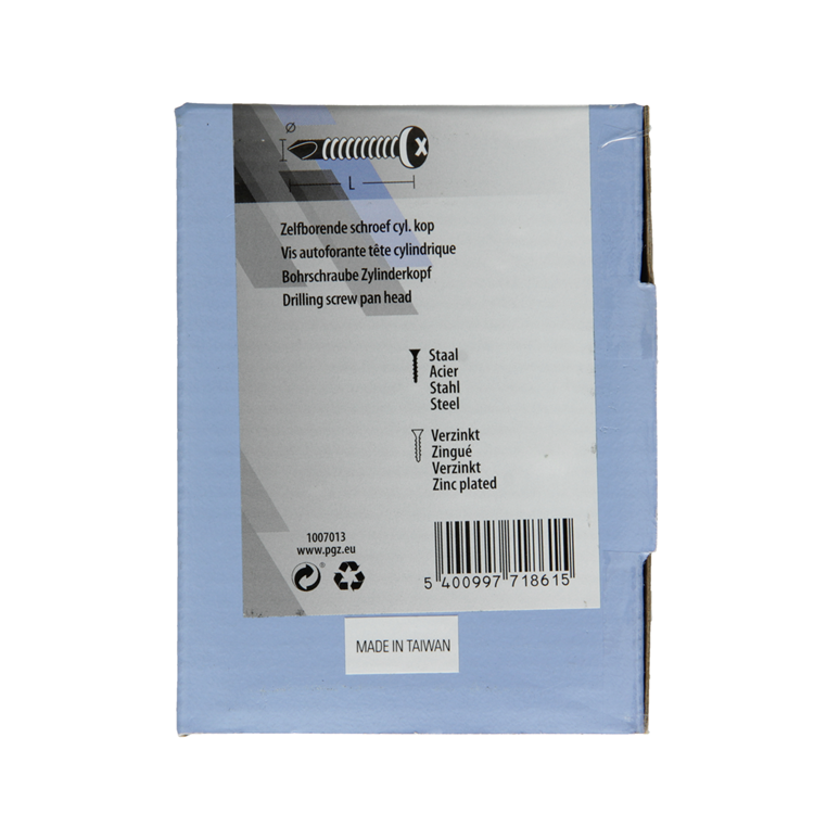 Afbeelding laden in galerijviewer, Mack 1007013 - zelfbor. schroef cyl. kop 200 200 st 4,2x19mm | 5 stuks