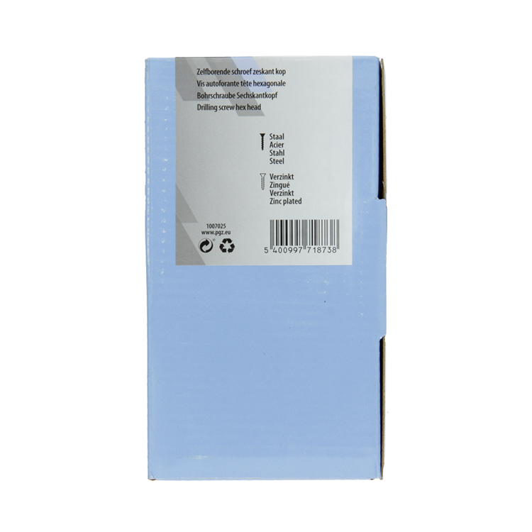 Load image into Gallery viewer, Mack 1007025 - zelfbor. schroef zeskant 100 100 st 5,5x50mm | 5 stuks