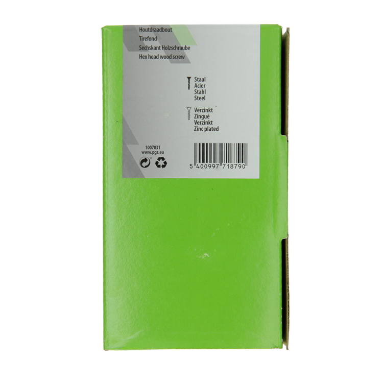Afbeelding laden in galerijviewer, Mack 1007031 - houtdraadbout staal verzinkt 100 st 6 x 50 mm | 3 stuks