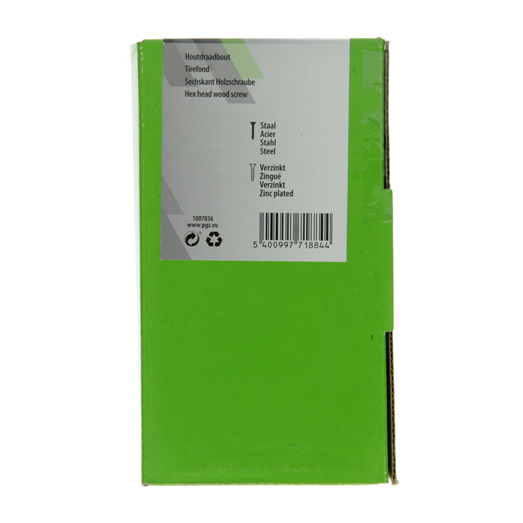 Load image into Gallery viewer, Mack 1007036 - houtdraadbout staal verzinkt 100 st 8 x 30 mm | 5 stuks
