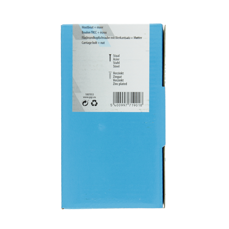 Load image into Gallery viewer, Mack 1007053 - houtbout + moer verzinkt 100 st 6 x 60 mm | 4 stuks