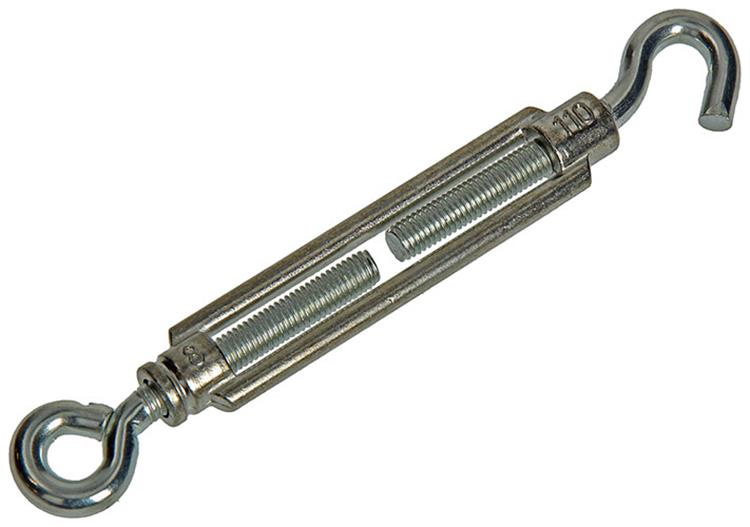 Load image into Gallery viewer, Mack 1008541 - 2 spanners oog + haak m8 x 110mm verzinkt | 10 stuks