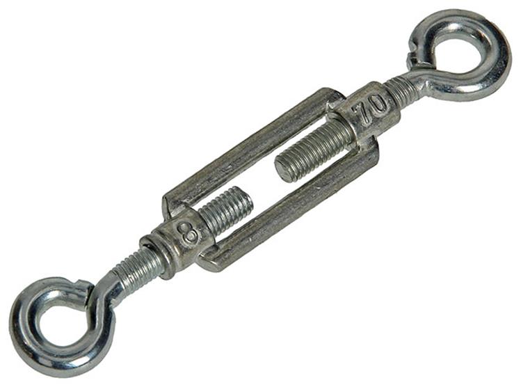 Afbeelding laden in galerijviewer, Mack 1008542 - 2 spanners 2 ogen m8 x 70mm verzinkt | 10 stuks