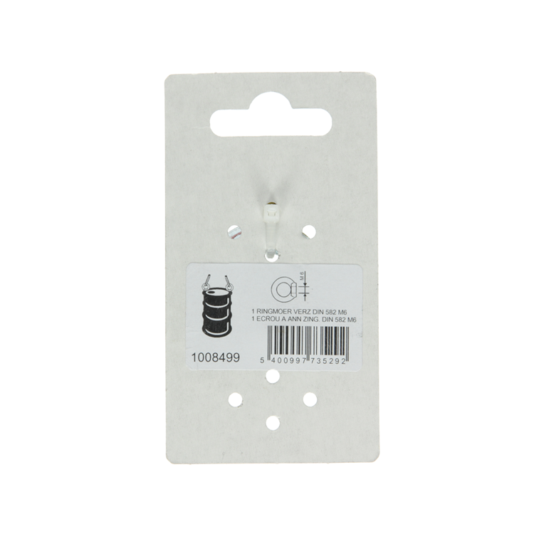 Load image into Gallery viewer, Mack 1008499 - 1 ringmoer din 582 m6 verzinkt | 10 stuks