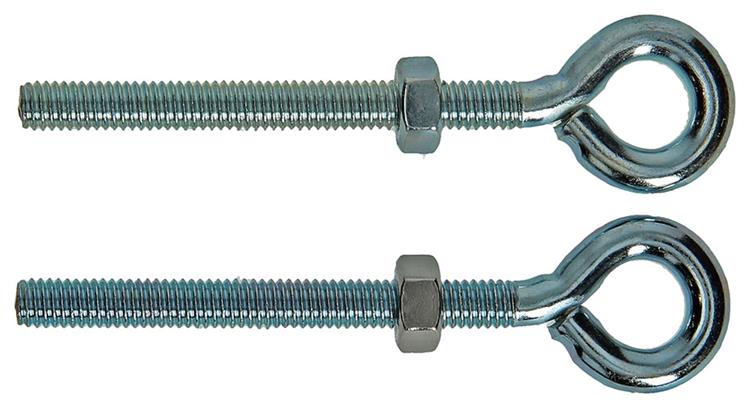 Load image into Gallery viewer, Mack 1008548 - 2 oogbouten + moer m6 x 60mm verzinkt | 10 stuks