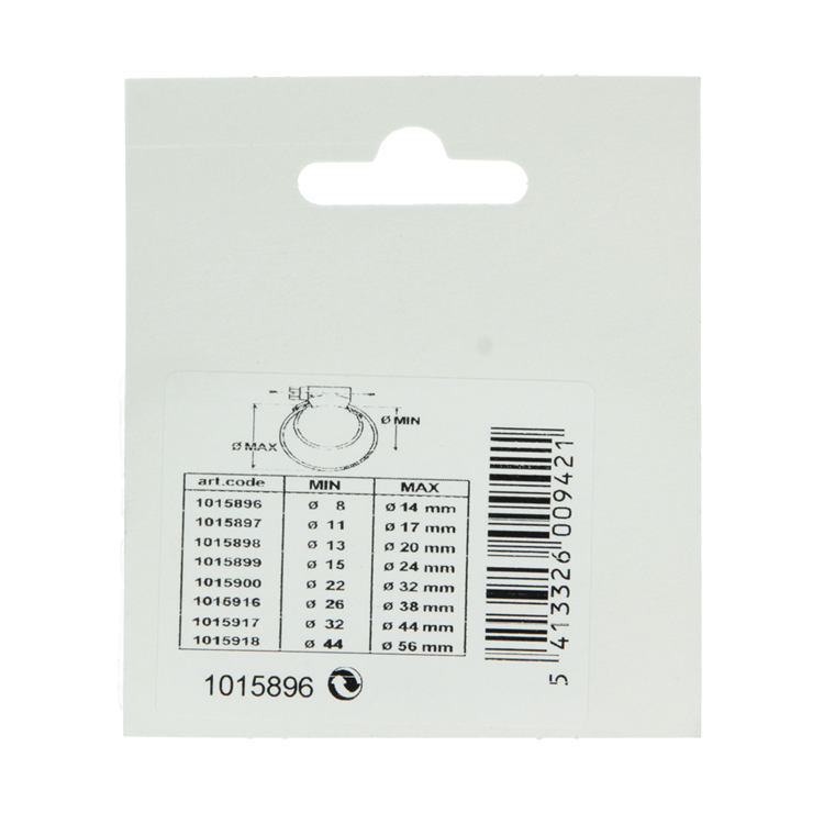 Load image into Gallery viewer, Mack 1015896 - 2 verzinkte spanringen kaart8x14mm | 10 stuks