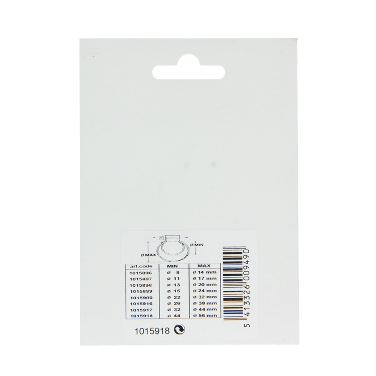 Afbeelding laden in galerijviewer, Mack 1015918 - 2 verzinkte spanringen kaart44x56mm | 10 stuks