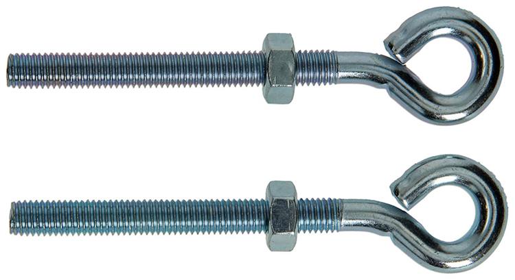 Load image into Gallery viewer, Mack 1008557 - 2 oogbouten + moer m10 x 100mm verzinkt | 10 stuks