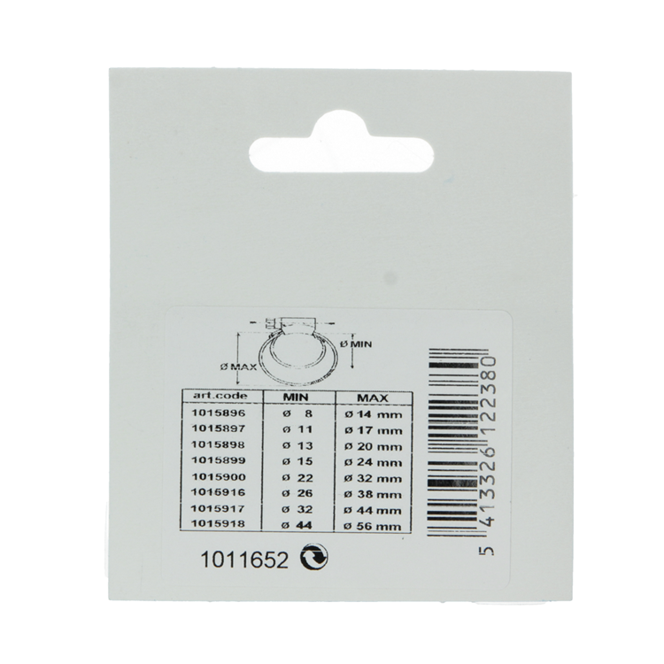 Load image into Gallery viewer, Mack 1011652 - slangklem verz 6-8mm 2st | 12 stuks