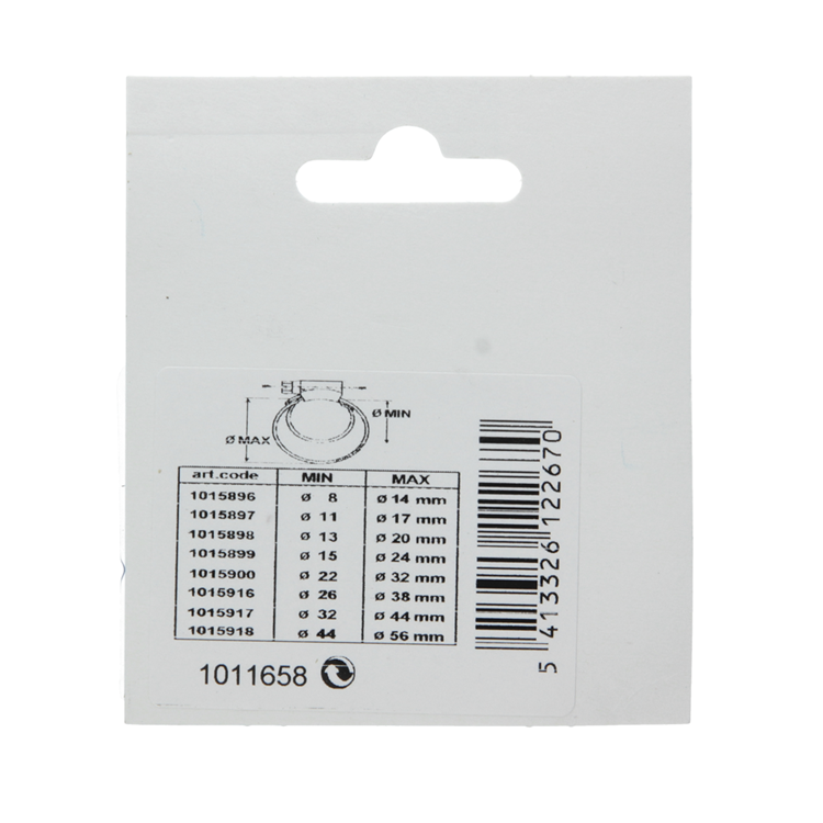 Load image into Gallery viewer, Mack 1011658 - slangklem verz 12-14mm 2st | 10 stuks