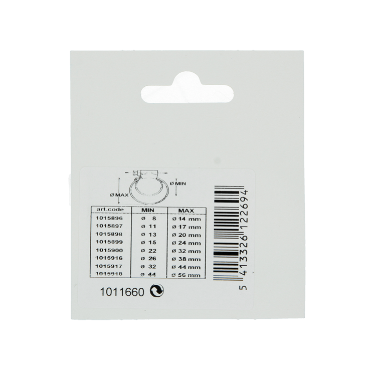 Load image into Gallery viewer, Mack 1011660 - slangklem inox 10-16mm 2st | 12 stuks