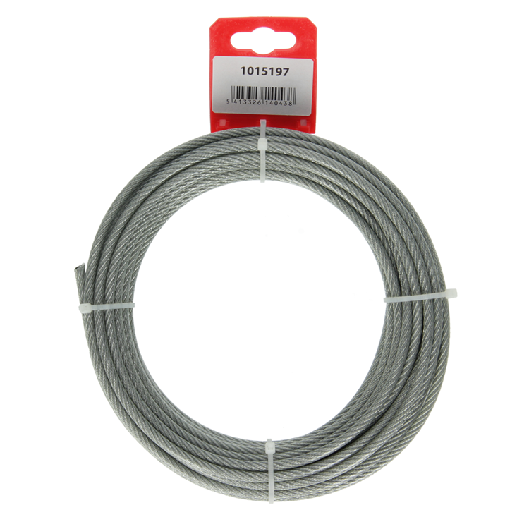 Load image into Gallery viewer, Mack 1015197 - staalkabel pvc mantel 6x7 10m 4-5mm wll 170kg din en12385-4 | 5 stuks