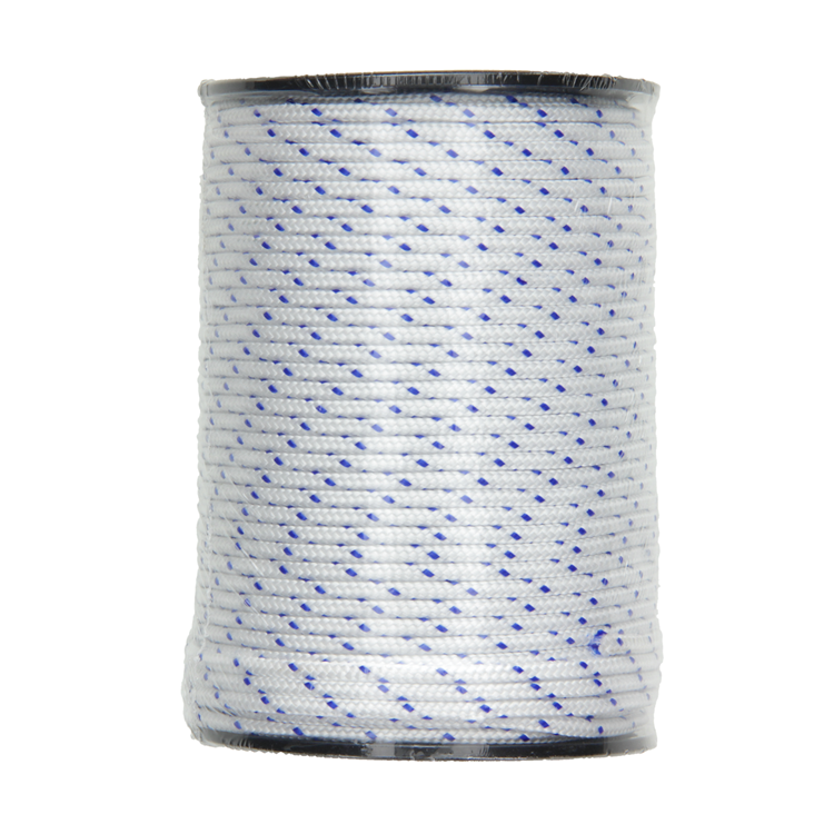 Load image into Gallery viewer, Mack 1013957 - pp gevlochten wit blauw bobijn3mm 75m | 5 stuks