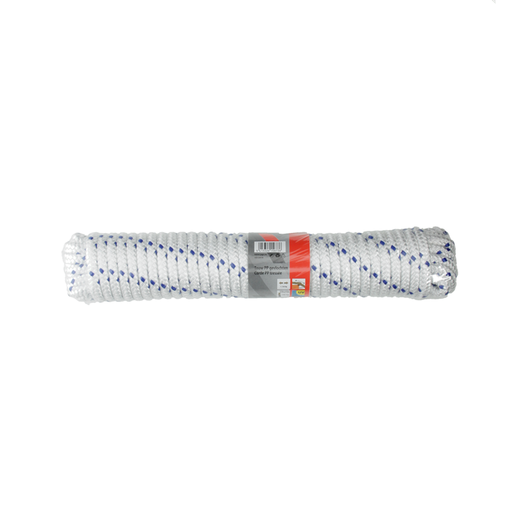 Load image into Gallery viewer, Mack 1013978 - pp gevlochten wit blauw streng10mm 15m | 5 stuks