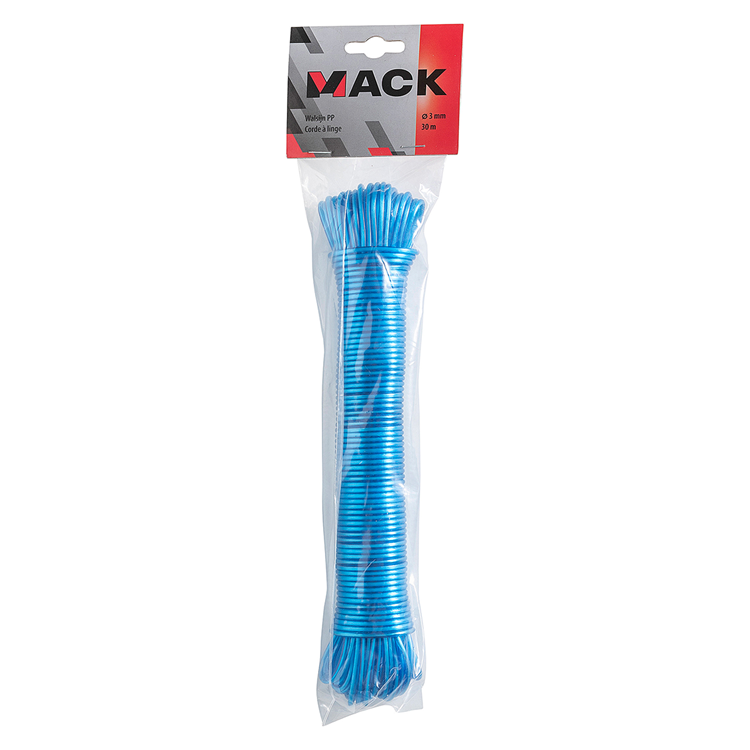 Load image into Gallery viewer, Mack 1014009 - waslijndraad pp blauw streng 3mm 30m | 5 stuks