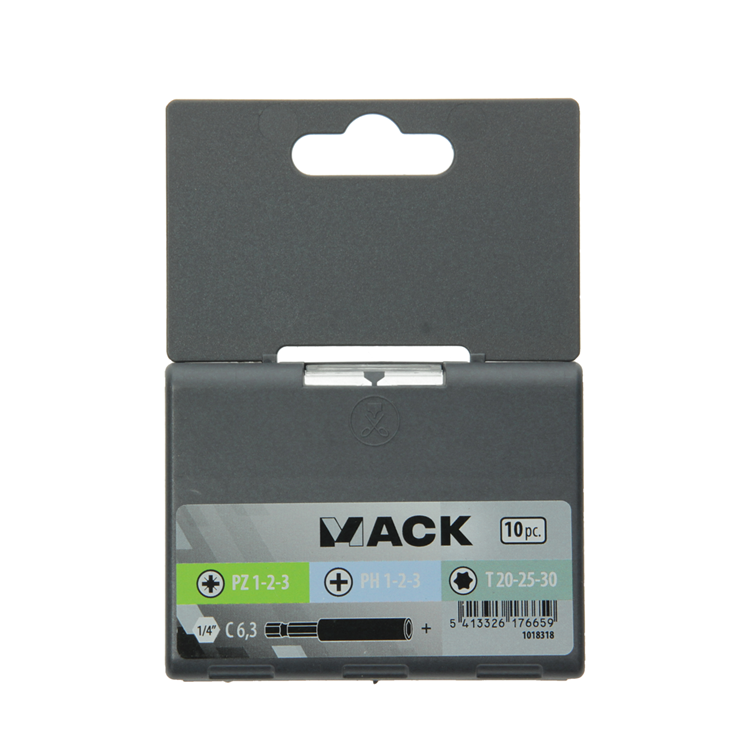 Load image into Gallery viewer, Mack 1018318 - schroefbit set 10 delig | 5 stuks